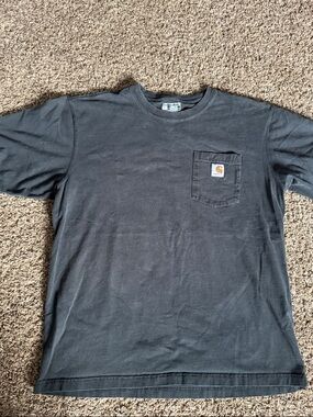 Carhartt Loose Fit Pocket T-Shirt Size Large Black